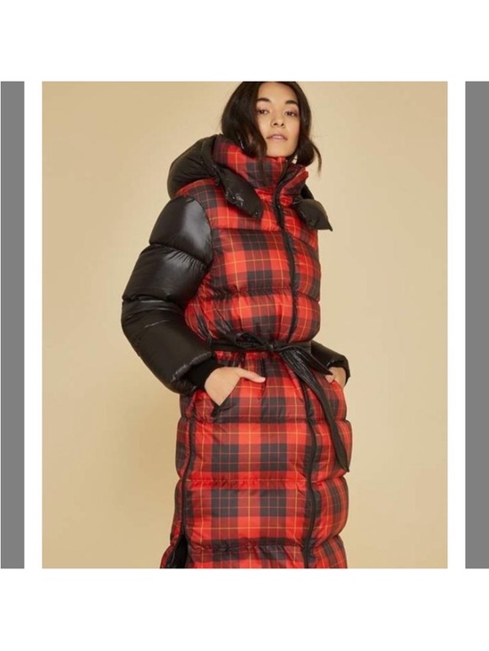Mackage Jackets & Blazers - Mackage Haiko Plaid Long Down Coat